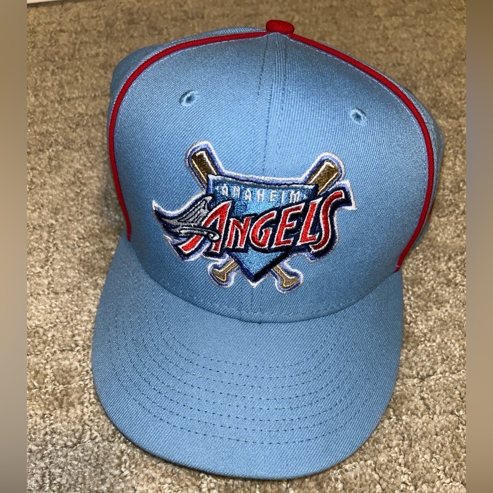 New Era 59Fifty Anaheim Angels MLB Fitted Hat Exclusive 7 7/8